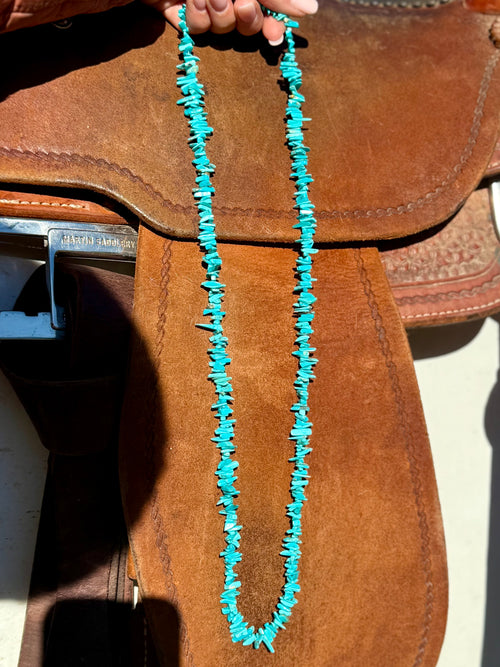 Chunky turquoise necklace