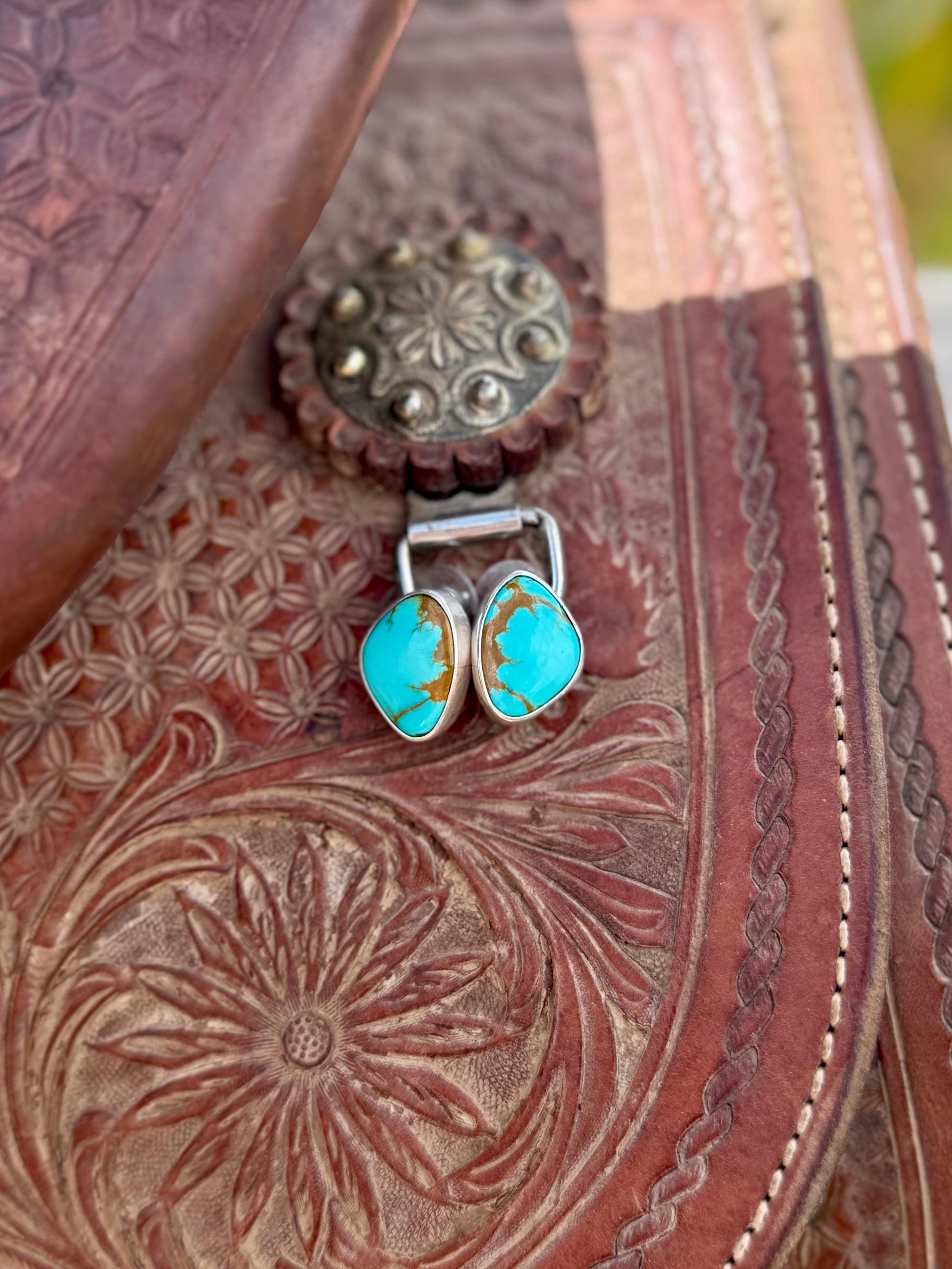 Turquoise studs