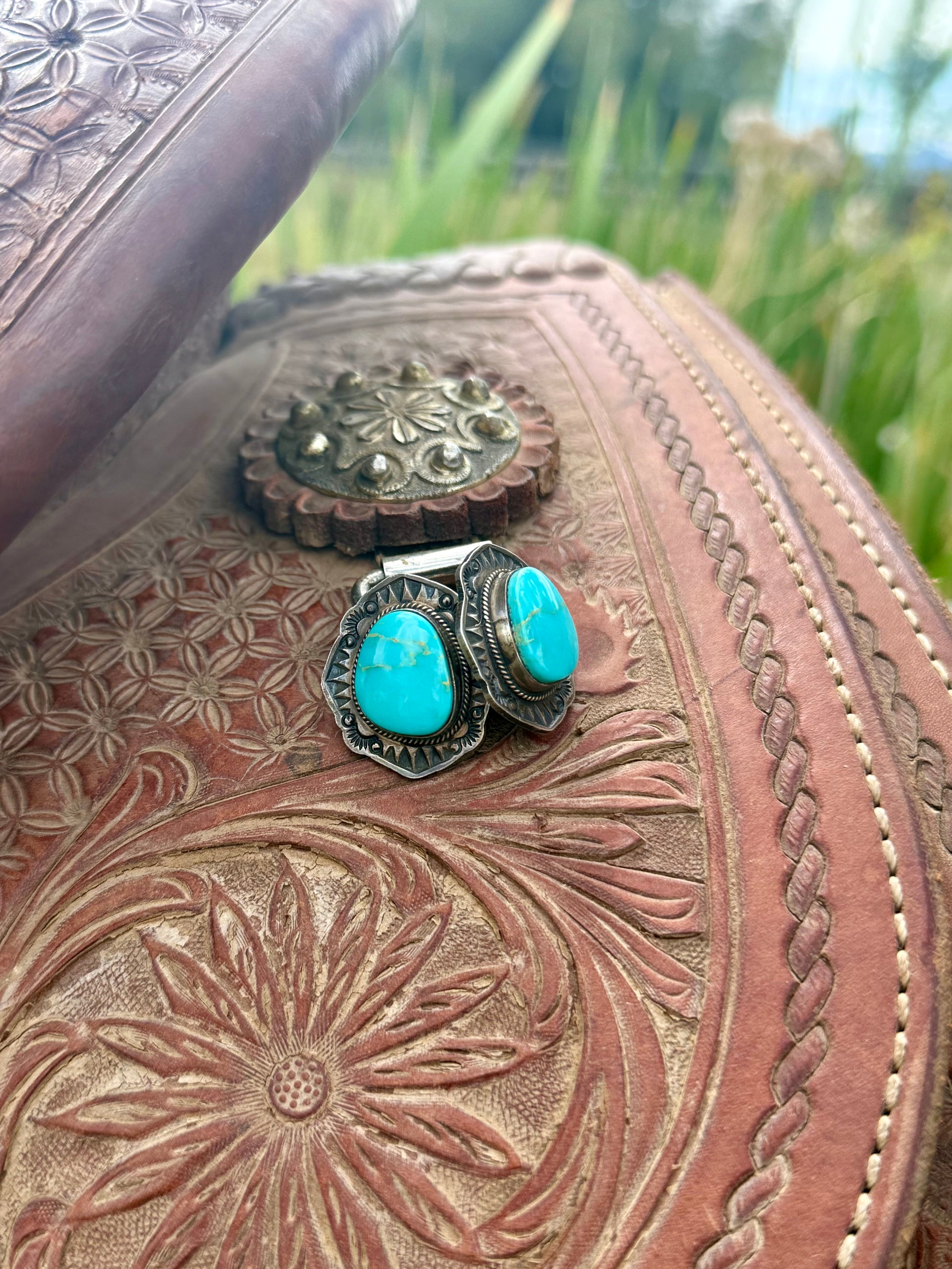 Turquoise studs