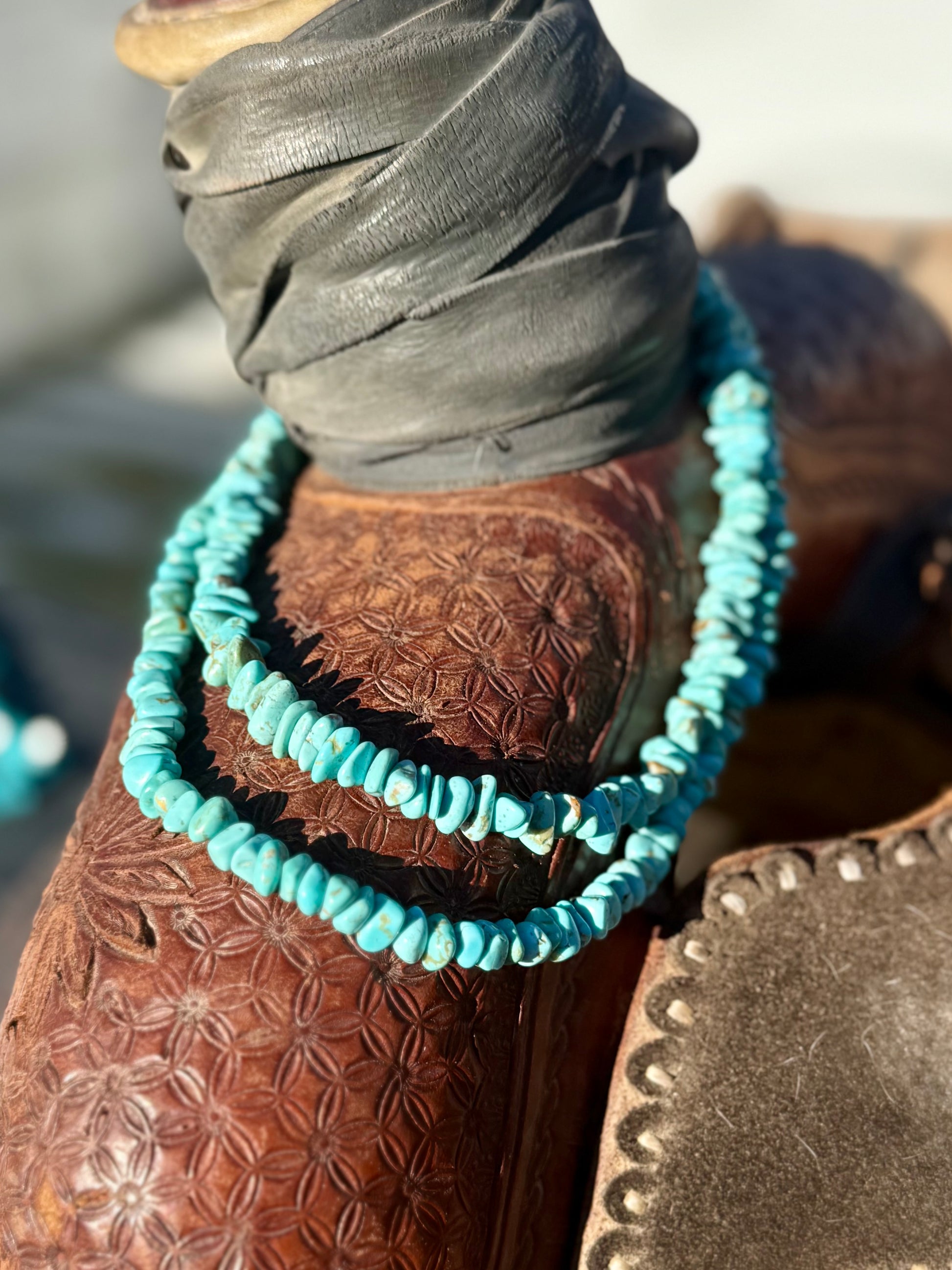 Turquoise neck necklace￼