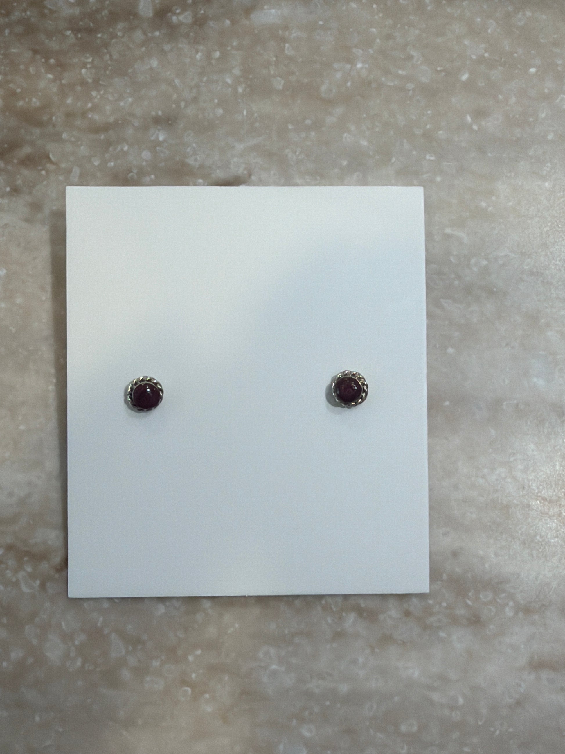 Ruby studs