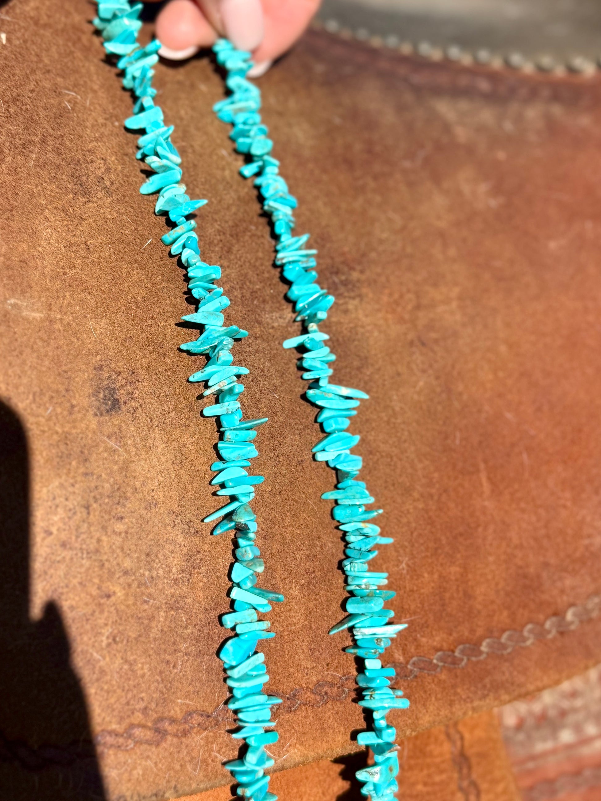 Chunky turquoise necklace ￼