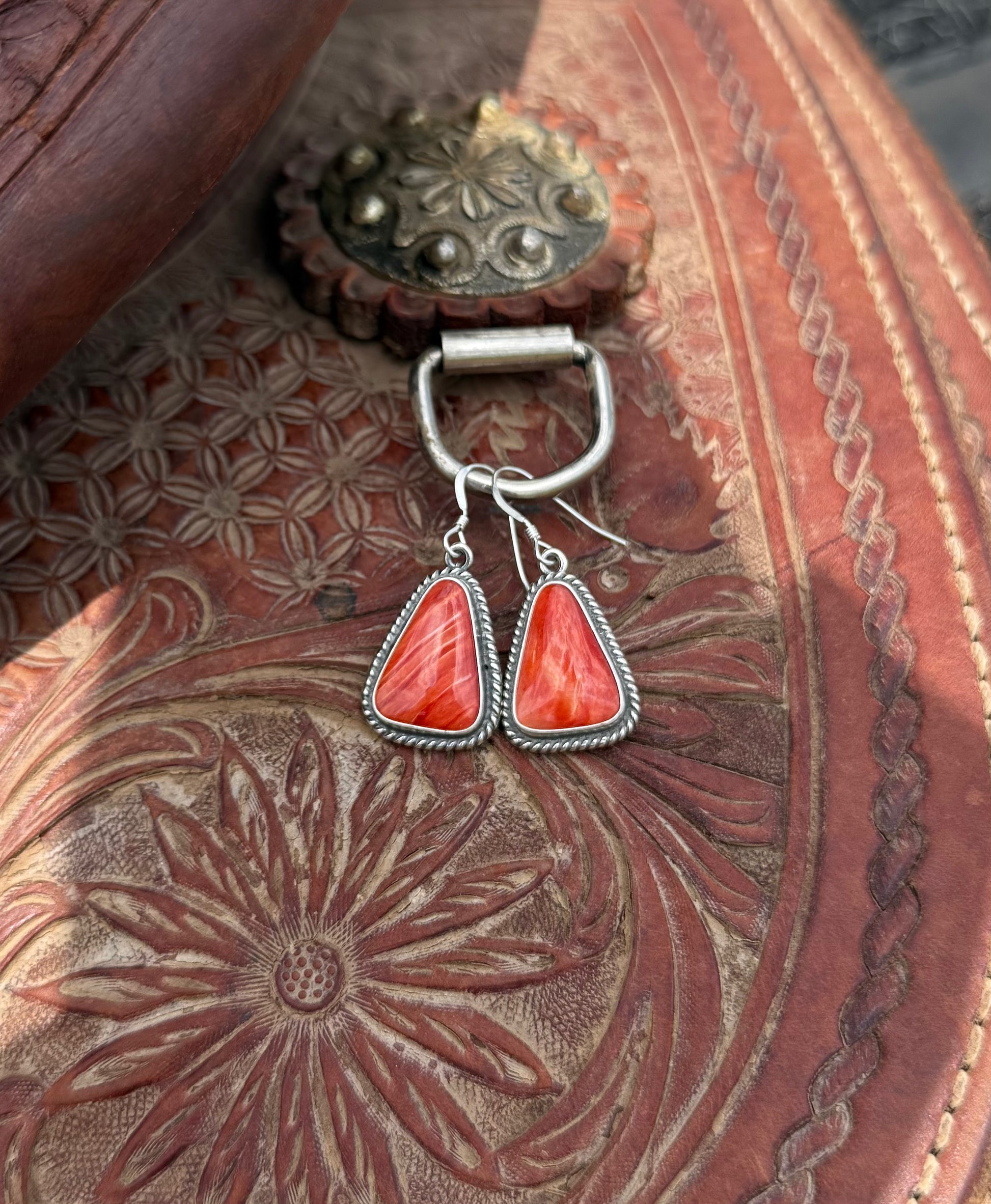 Spiney oyster shell earrings