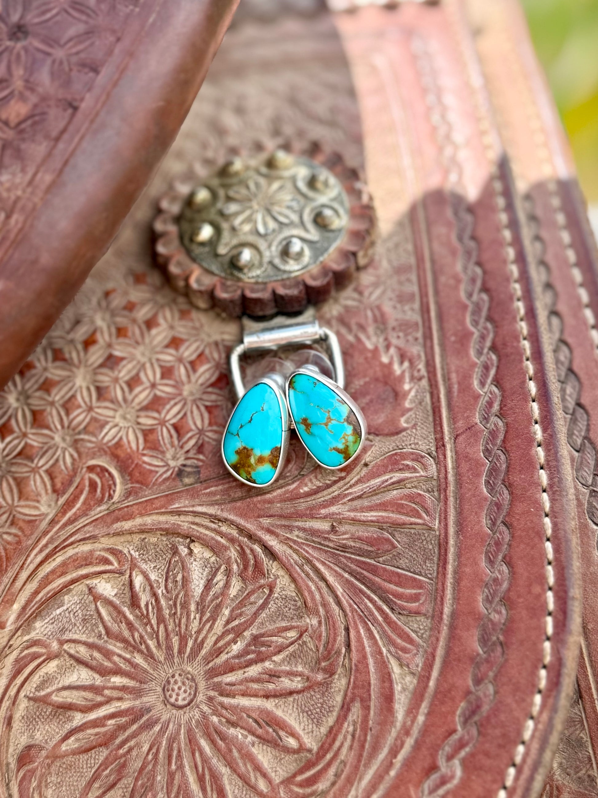 Turquoise studs