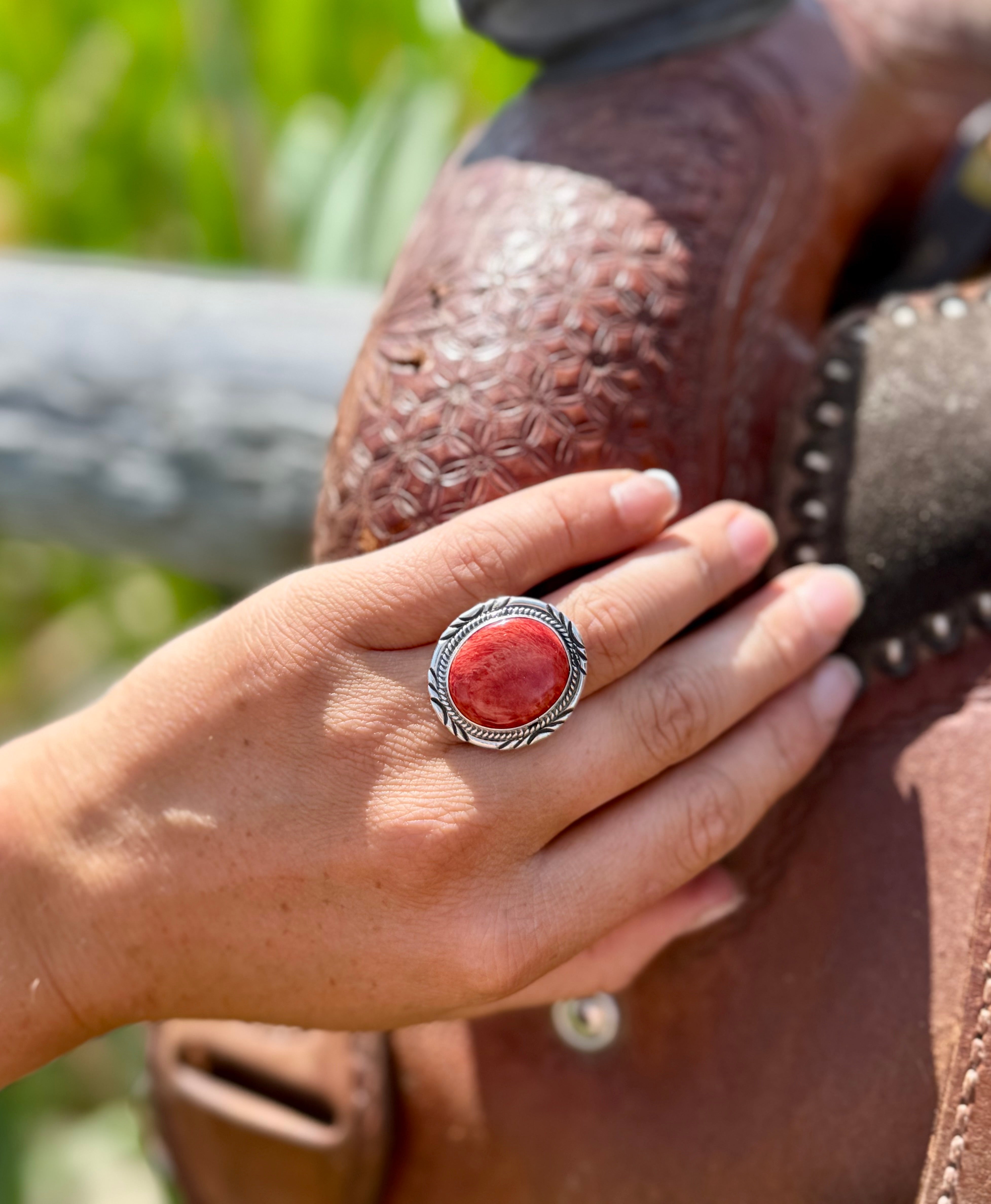 Coral ring – the silver sorrel