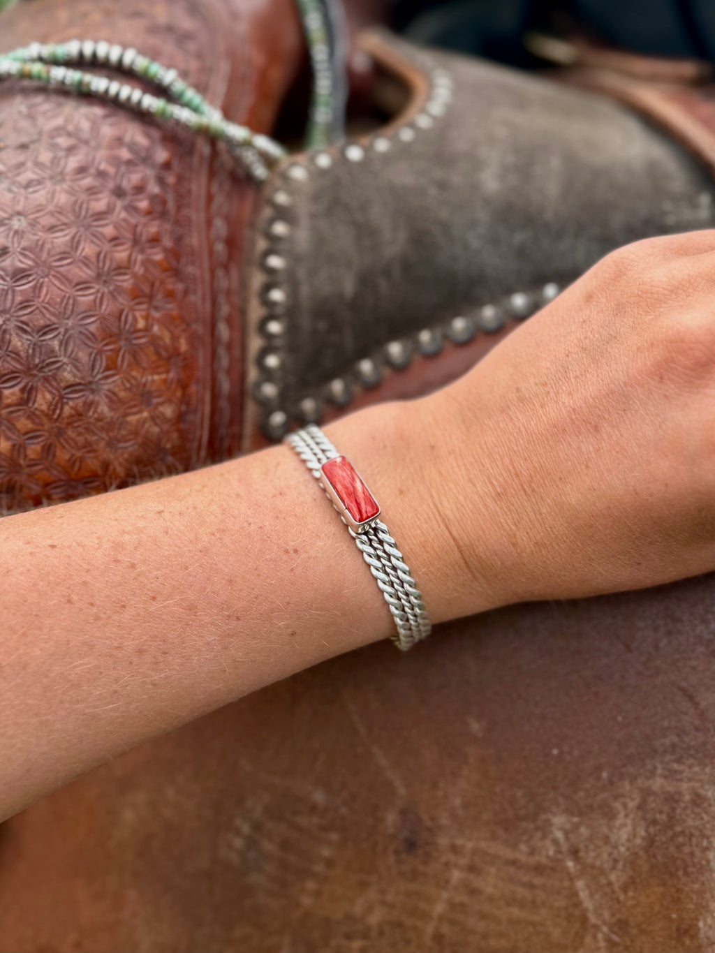 Oyster shell cuff