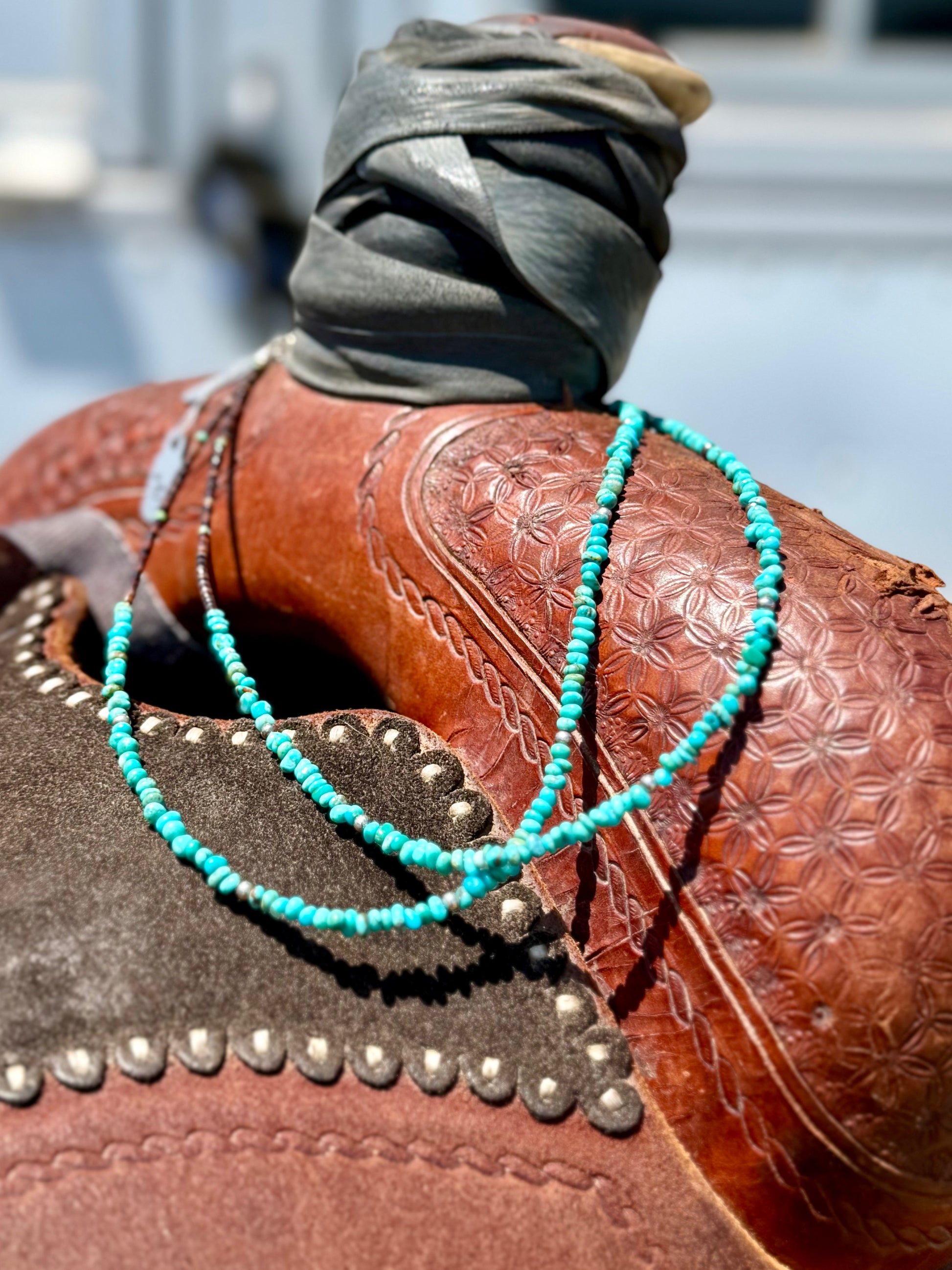 turquoise beaded necklace