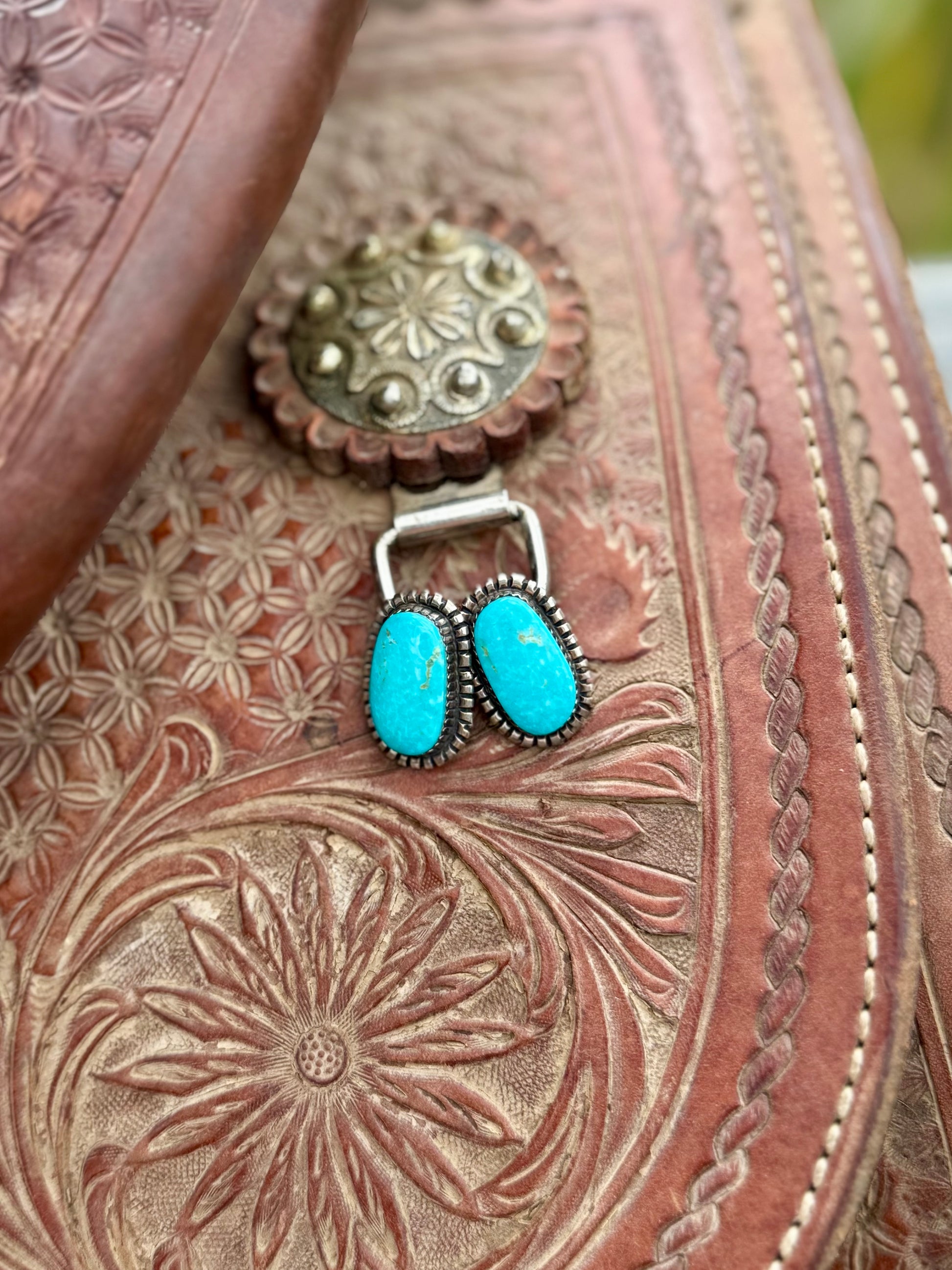 Turquoise studs