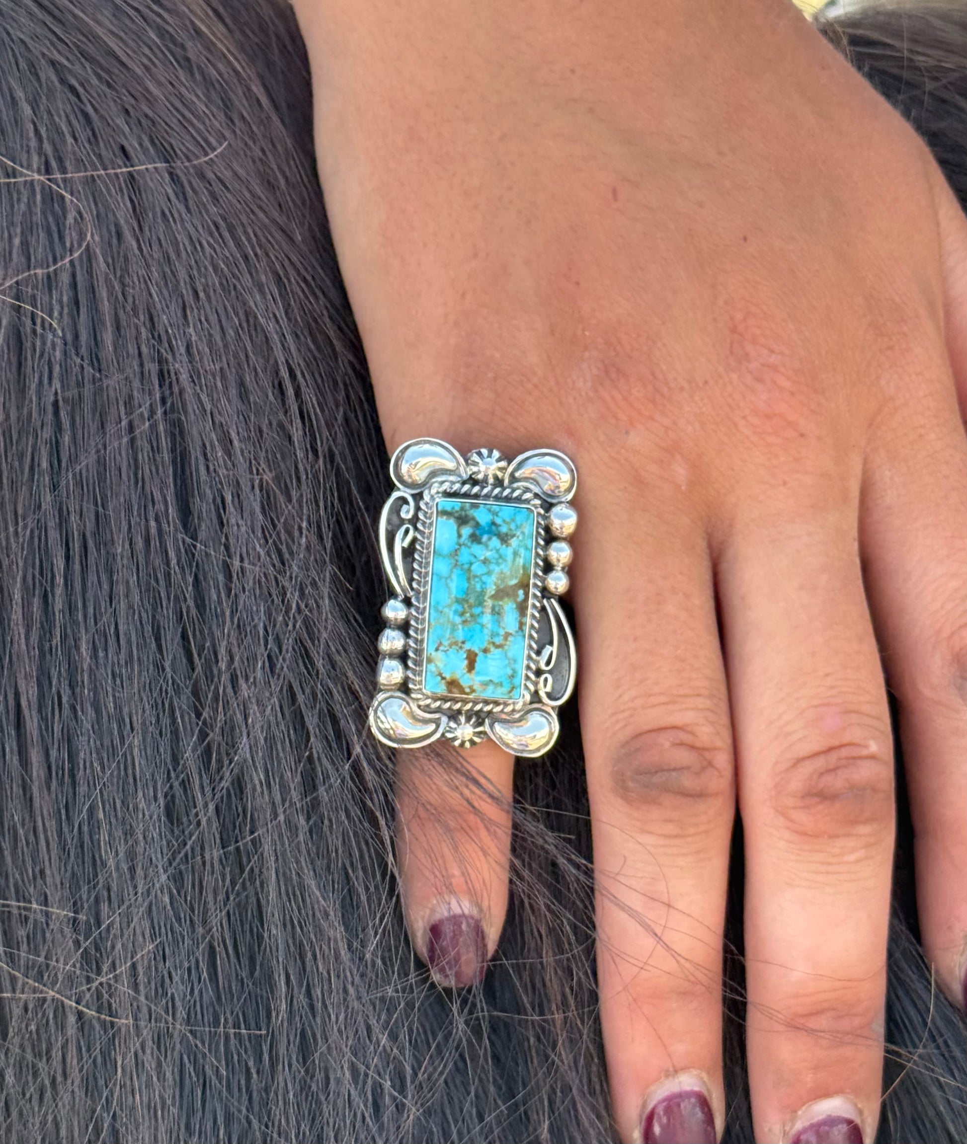 Royston turquoise ring