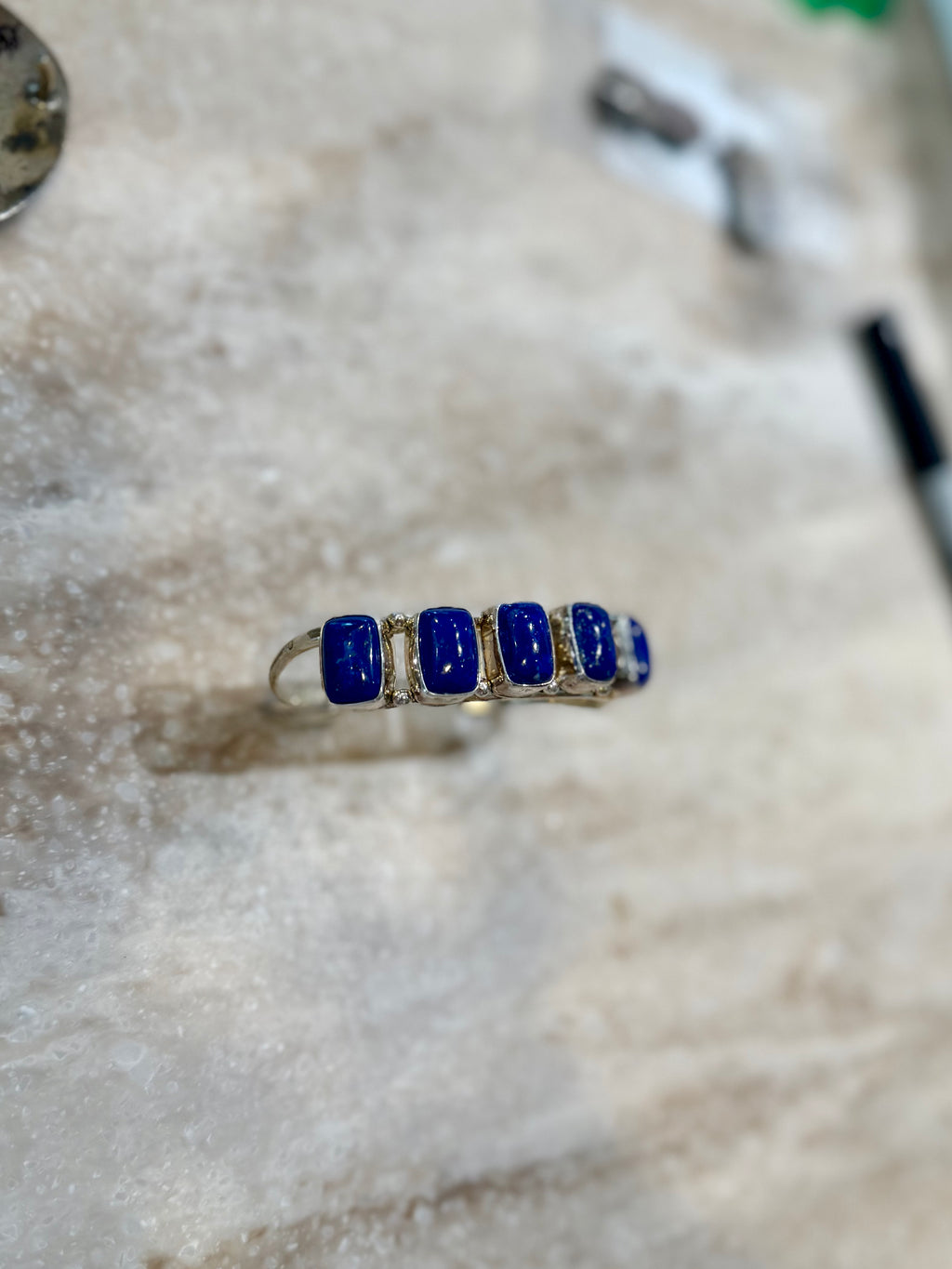 Lapis cuff