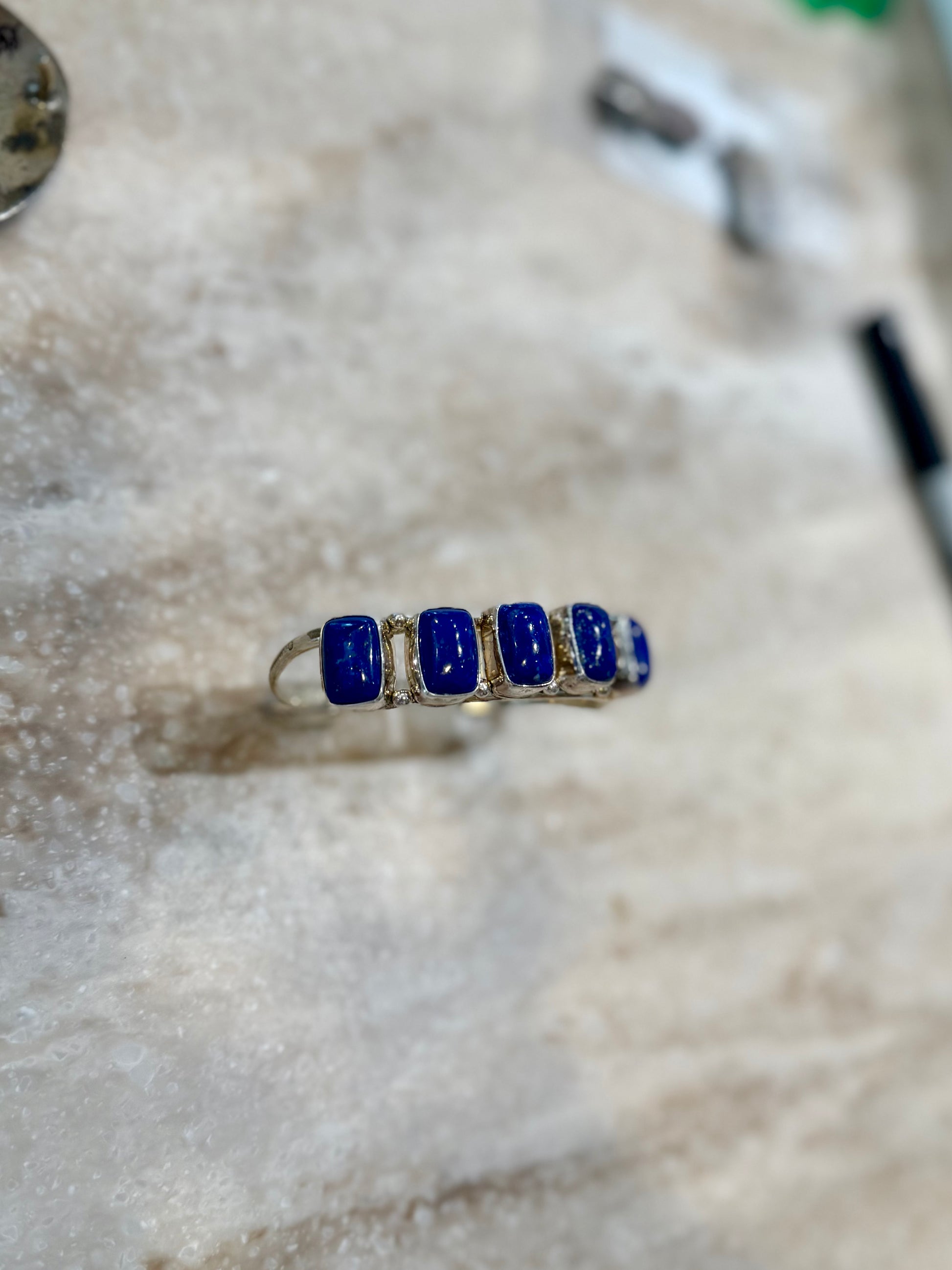 Lapis cuff