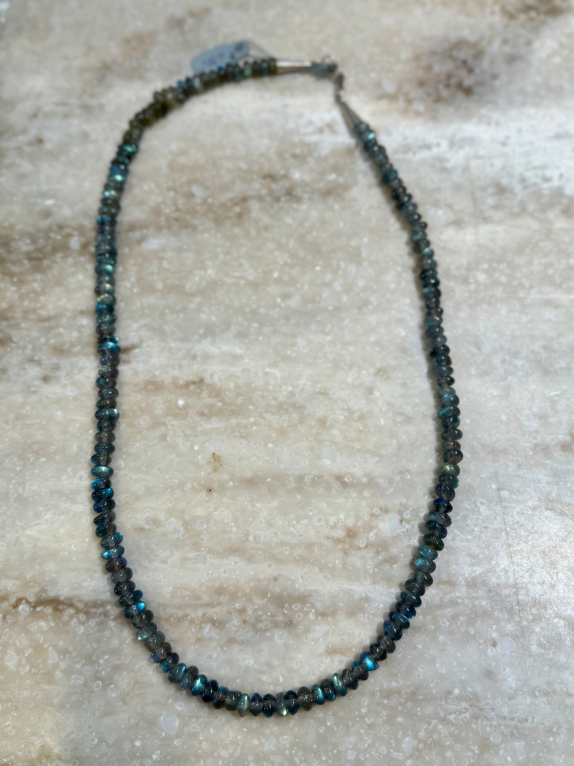 Labradorite bead necklace