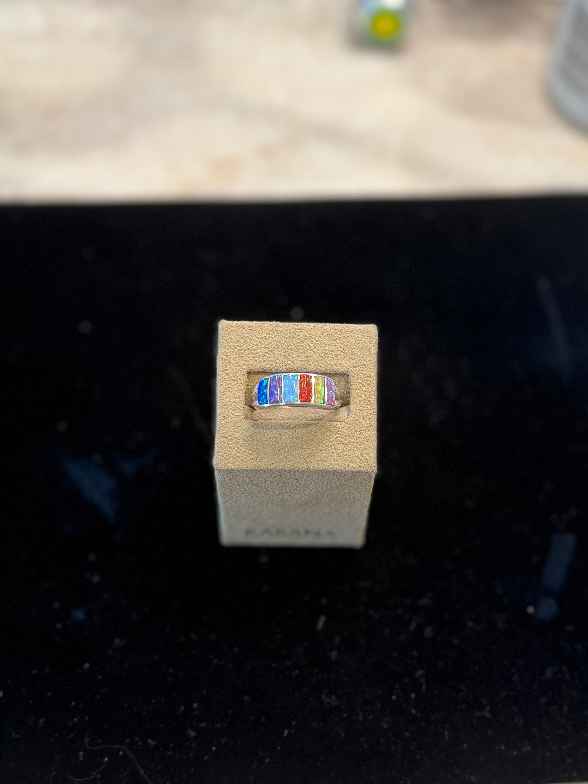 Multi opal ring