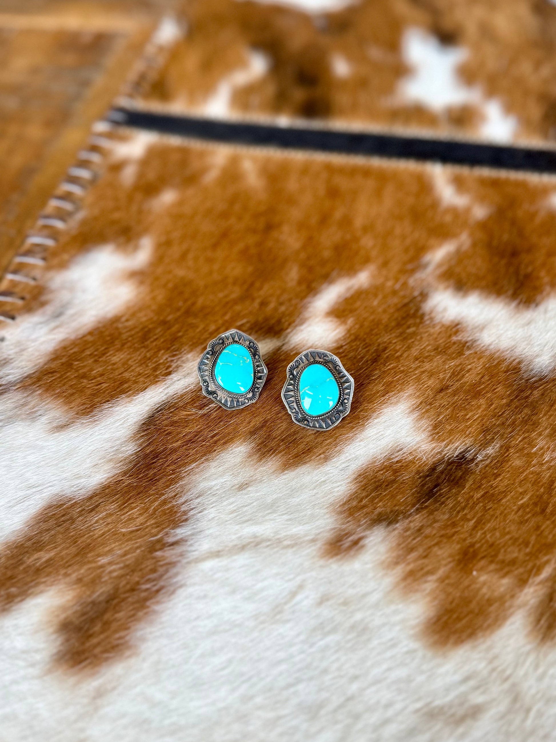 Turquoise studs