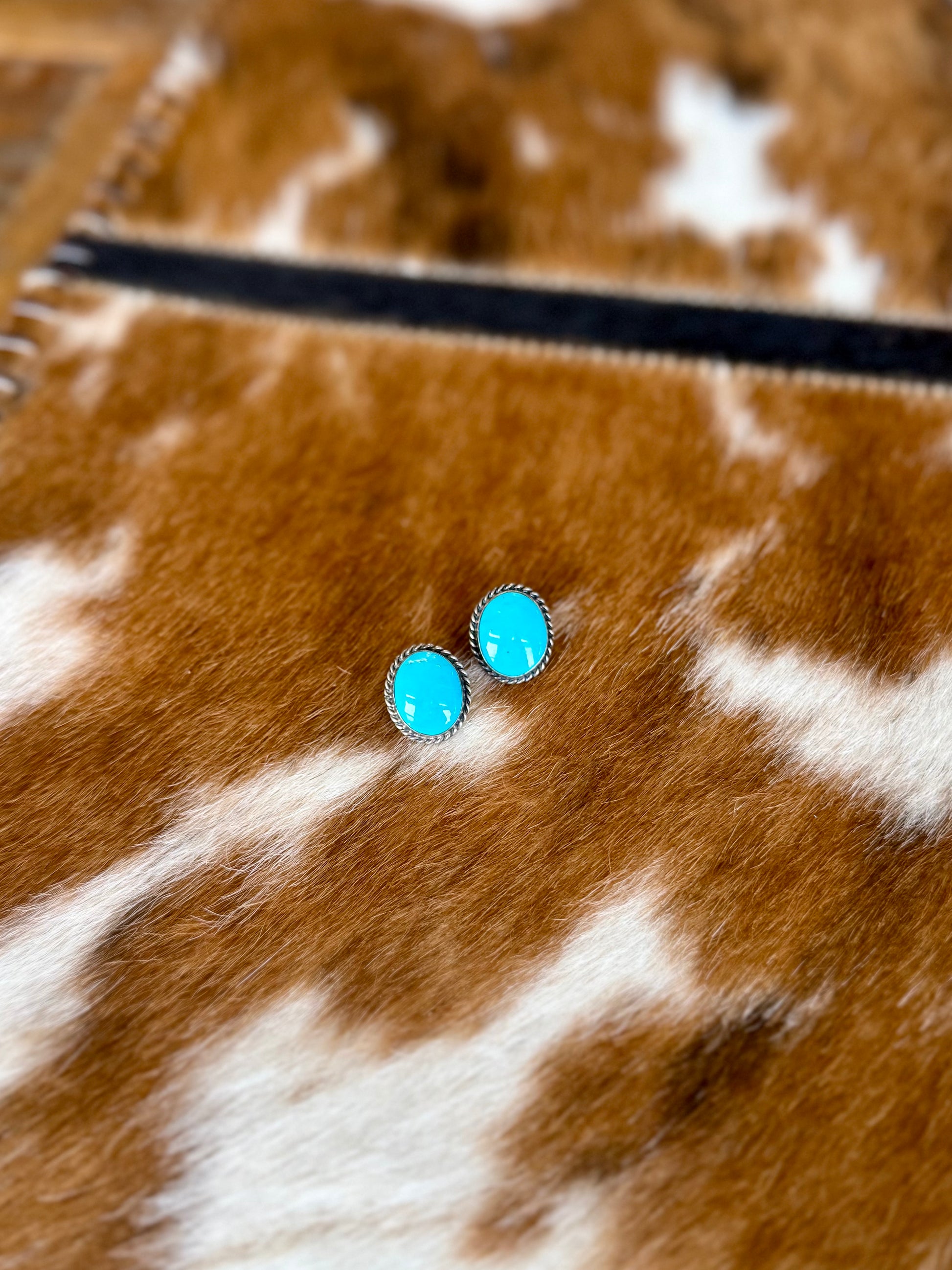 Turquoise studs