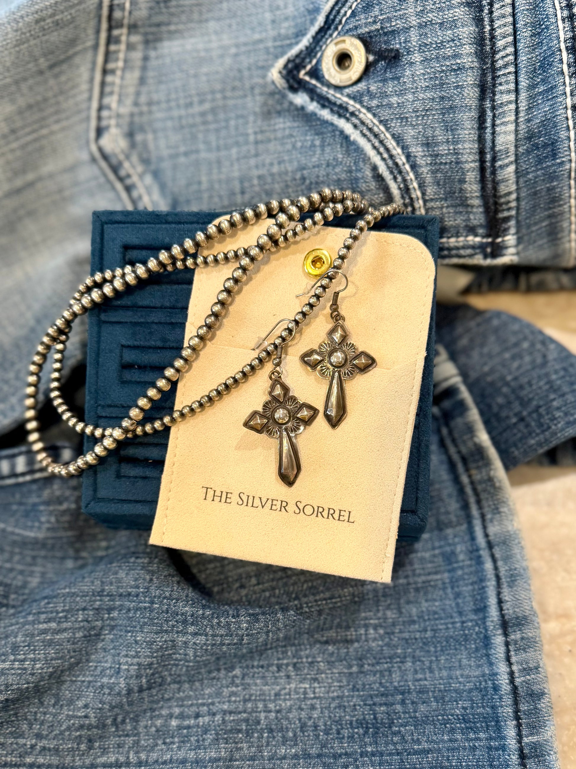 Cross earrings