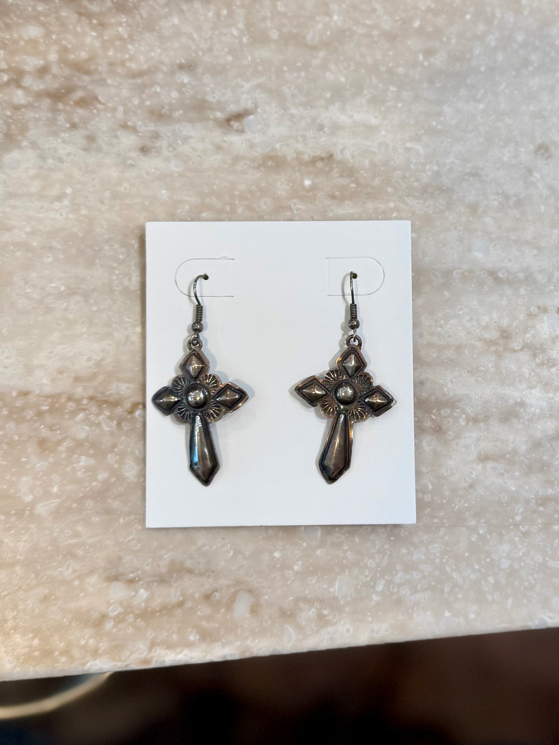 Cross earrings