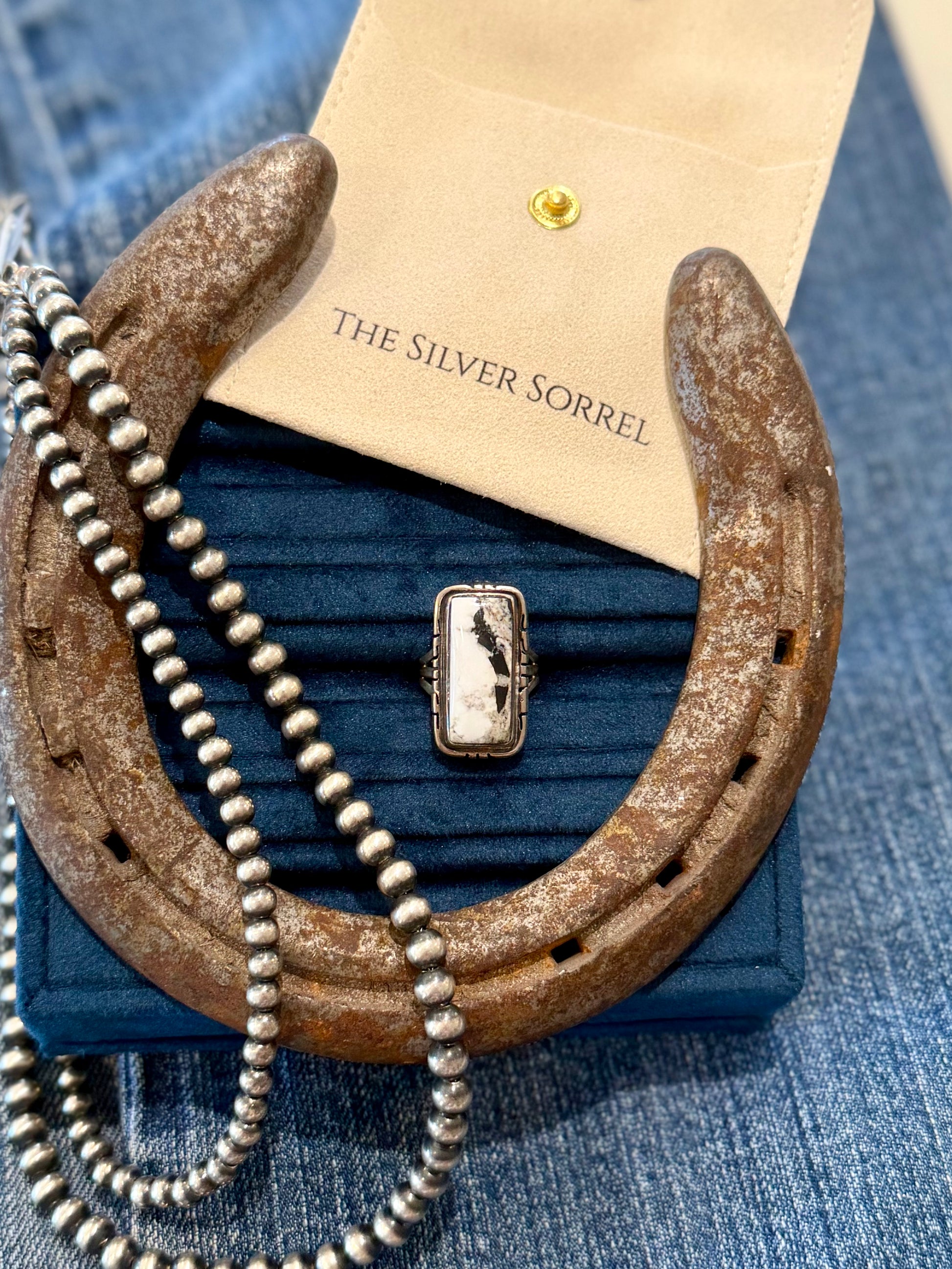 White buffalo ring