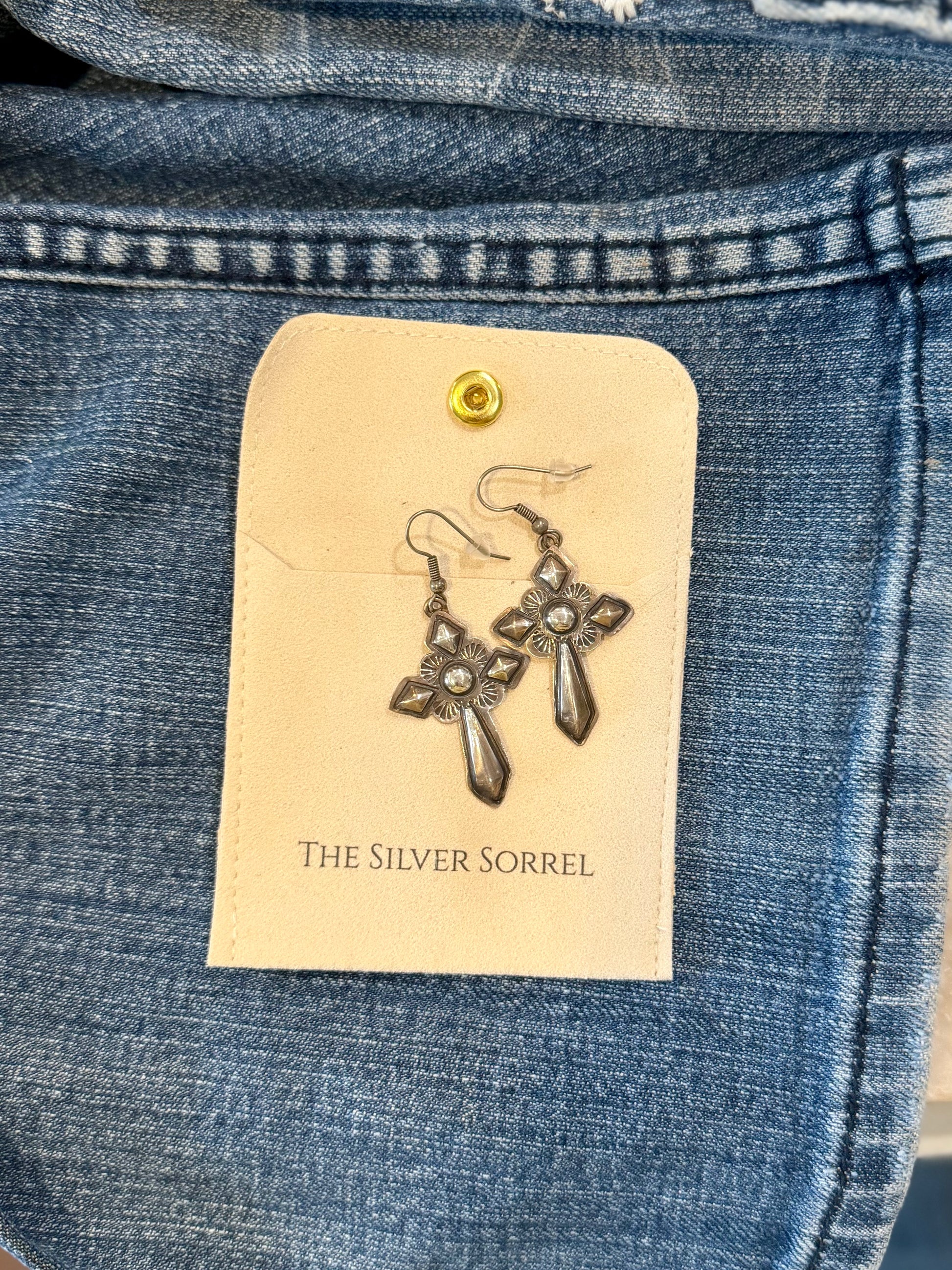 Cross earrings
