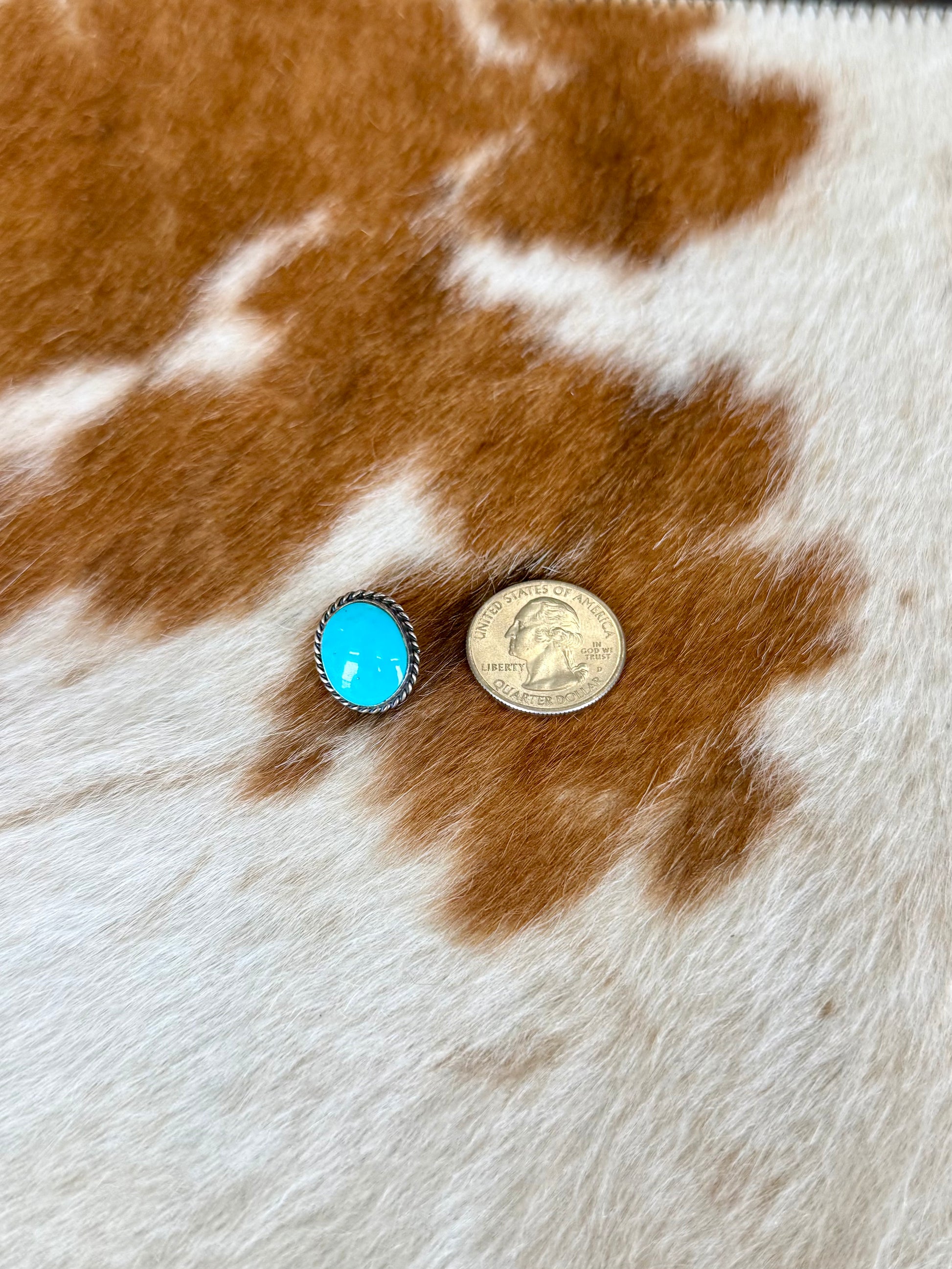 Turquoise studs