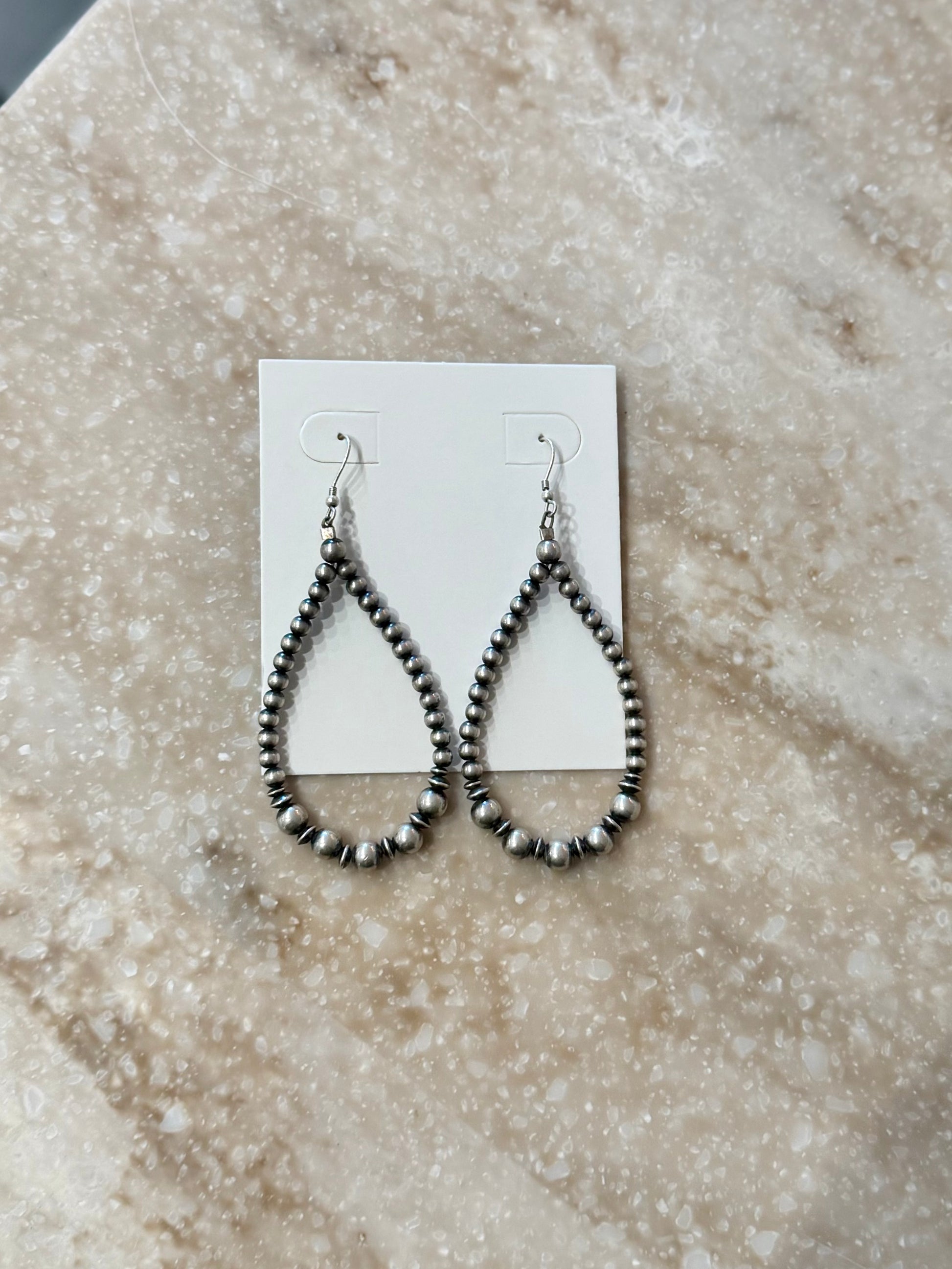 Cowgirl pearl earrings