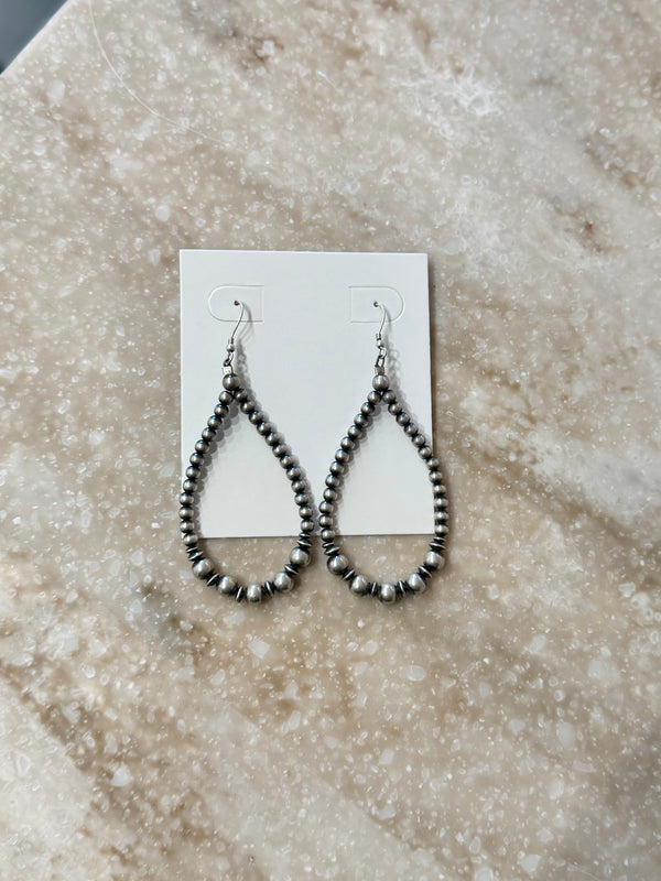 Cowgirl pearl earrings